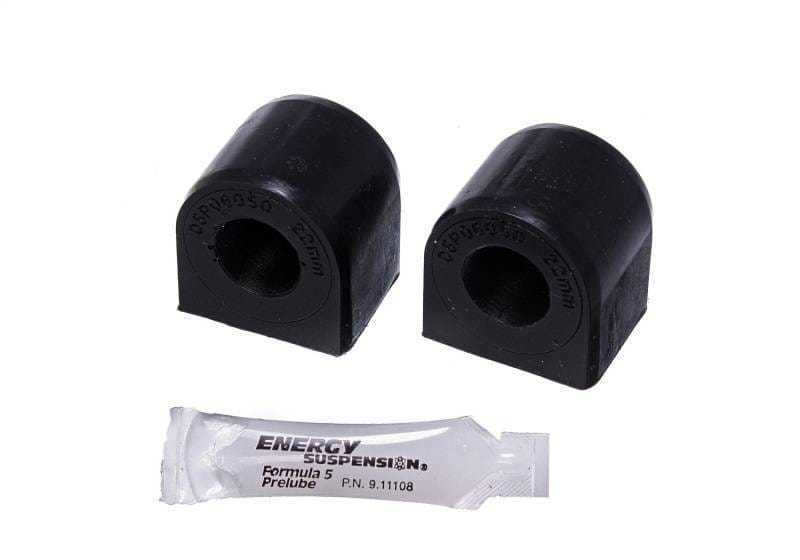 Energy Suspension 15.5107G Energy Suspension 06-13 Audi A3 / 12-13 VW Golf R Black 22mm Front Sway Bar Bushing Set - Fits 2008-2013 Volkswagen Rabbit, Golf R