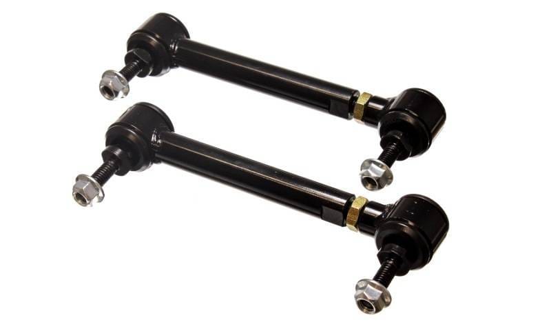 Energy Suspension 9.8172G Energy Suspension Universal Black 6-3/4in-7-3/4in inAin Range Pivot Style End Link Set
