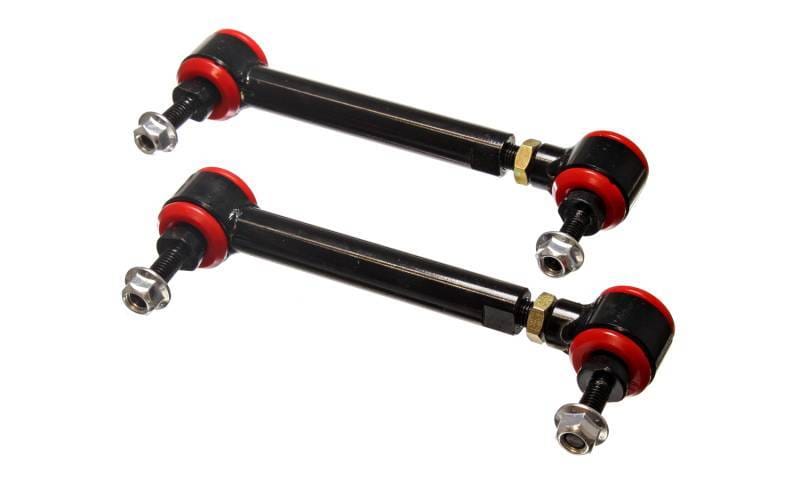 Energy Suspension 9.8172R Energy Suspension Universal Red 6-3/4in-7-3/4in inAin Range Pivot Style End Link Set thumbnail 3