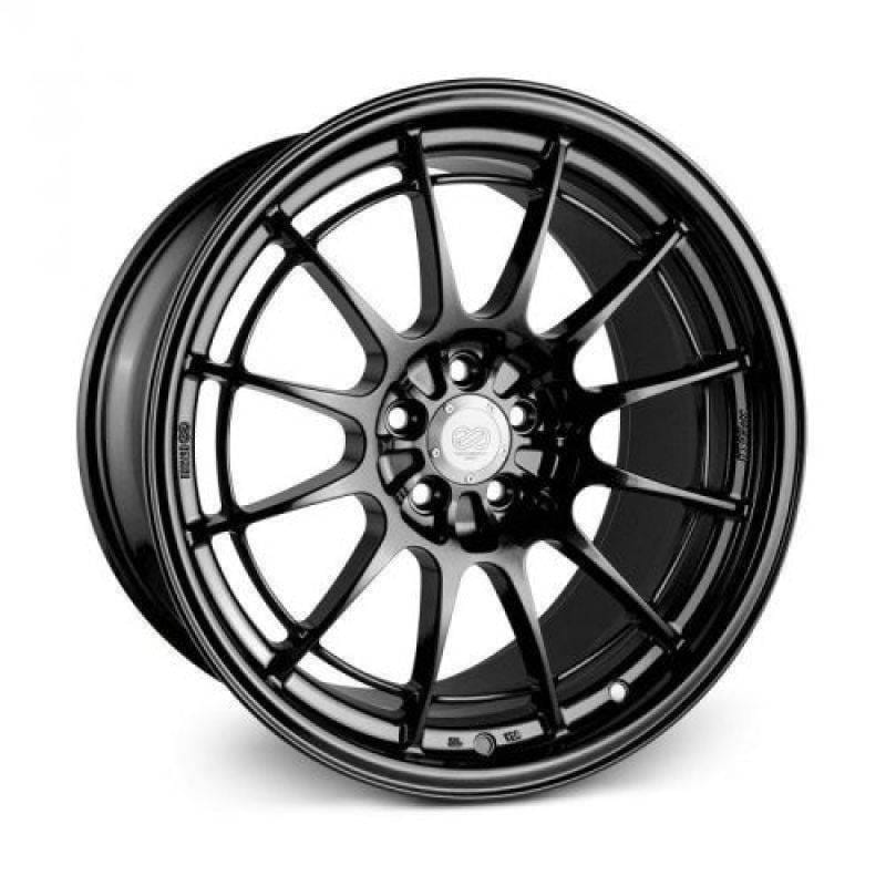 Enkei 3658956540GB Enkei NT03+M 18x9.5 5x114.3 40mm Offset Gloss Black Wheel