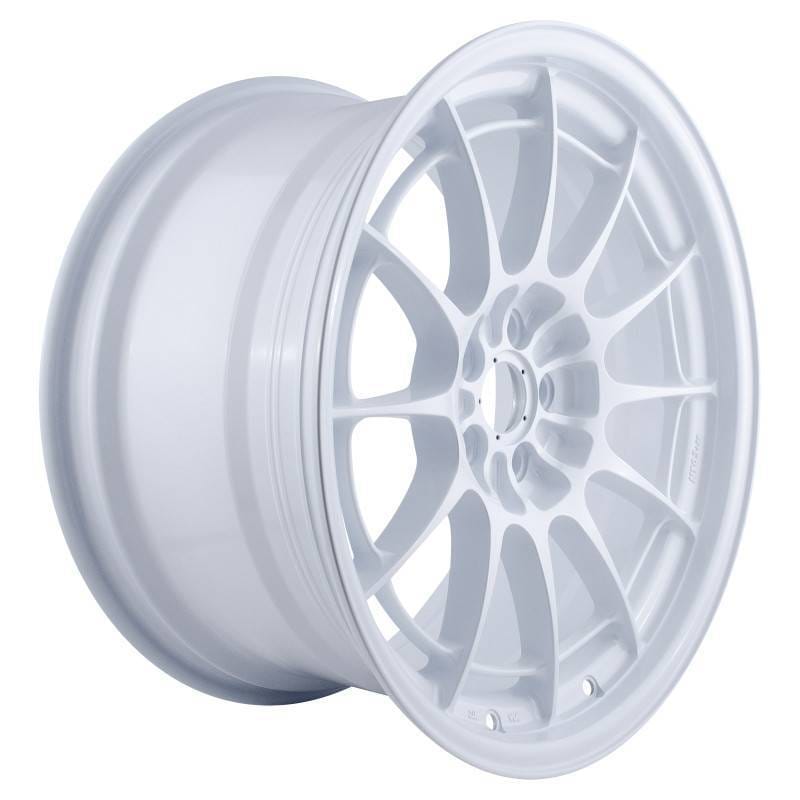 Enkei 3658956540WP Enkei NT03+M 18x9.5 5x114.3 40mm Offset 72.6mm Bore Vanquish White Wheel (MOQ of 40) thumbnail 3