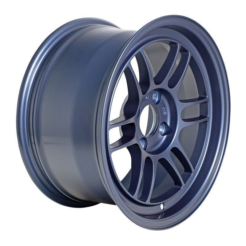 Enkei 3795804928MB Enkei RPF1 15x8 4x100 28mm Offset 5 Hub Bore Matte Blue Wheel - 11.64Lbs (MOQ 40) thumbnail 3