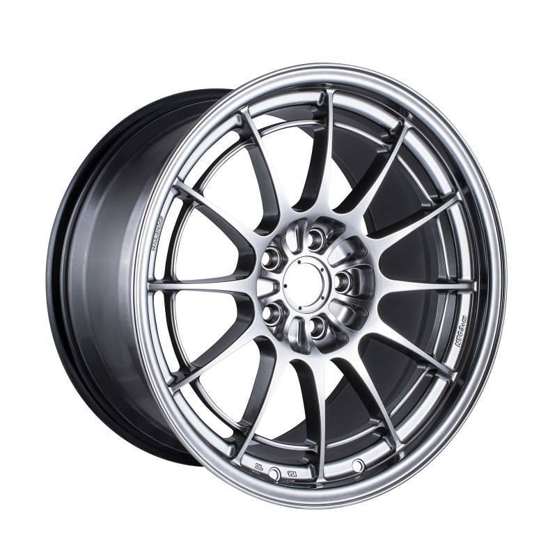 Enkei 3658953140HS Enkei NT03+M 18x9.5 5x108 40mm Offset 72.6mm Bore Hyper Silver Wheel