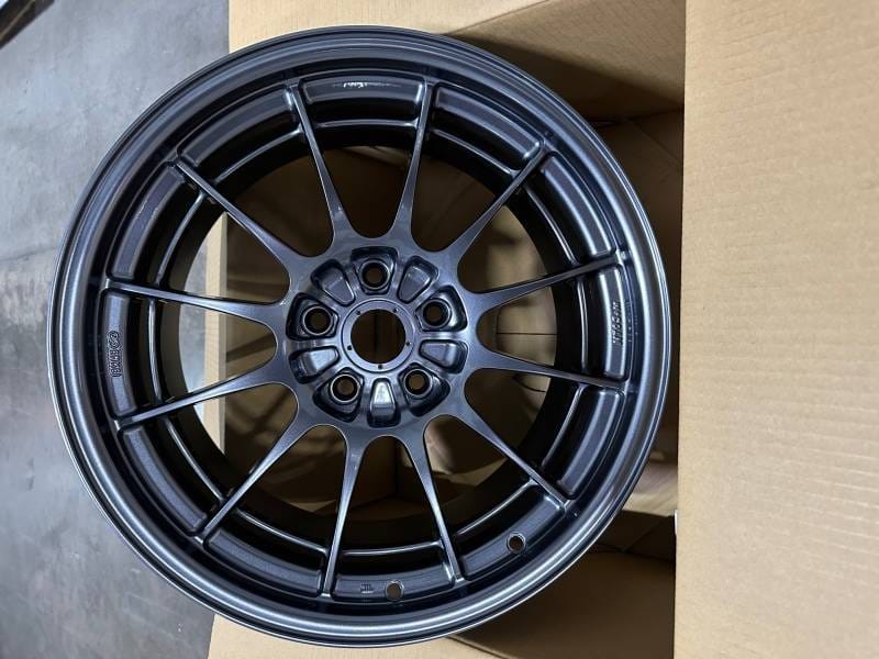 Enkei 3658956527GM Enkei NT03+M 18x9.5 5x114.3 27mm Offset 72.6mm Bore Gunmetal Wheel *MOQ 40
