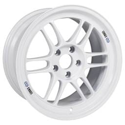 Enkei 3797906522WP Enkei RPF1 17x9 5x114.3 22mm Offset 73mm Bore Vanquish White Wheel