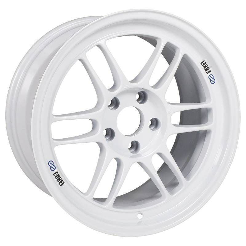 Enkei 3797906522WP Enkei RPF1 17x9 5x114.3 22mm Offset 73mm Bore Vanquish White Wheel
