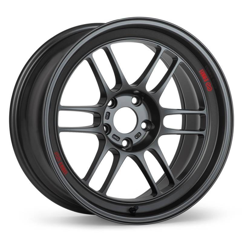 Enkei 3798106506GM Enkei RPF1RS 18x10 5x114.3 6mm Offset 75mm Bore Matte Gunmetal Wheel