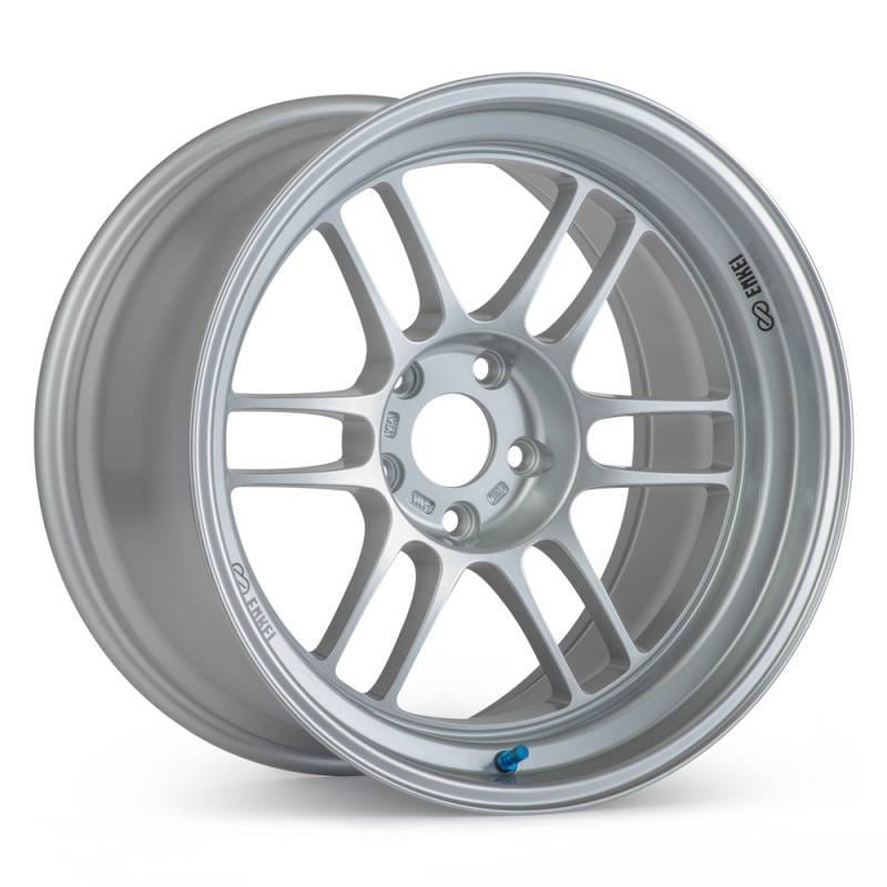 Enkei 37981165N10SP Enkei RPF1RS 18x11 5x114.3 -10mm Offset 75mm Bore Silver Wheel