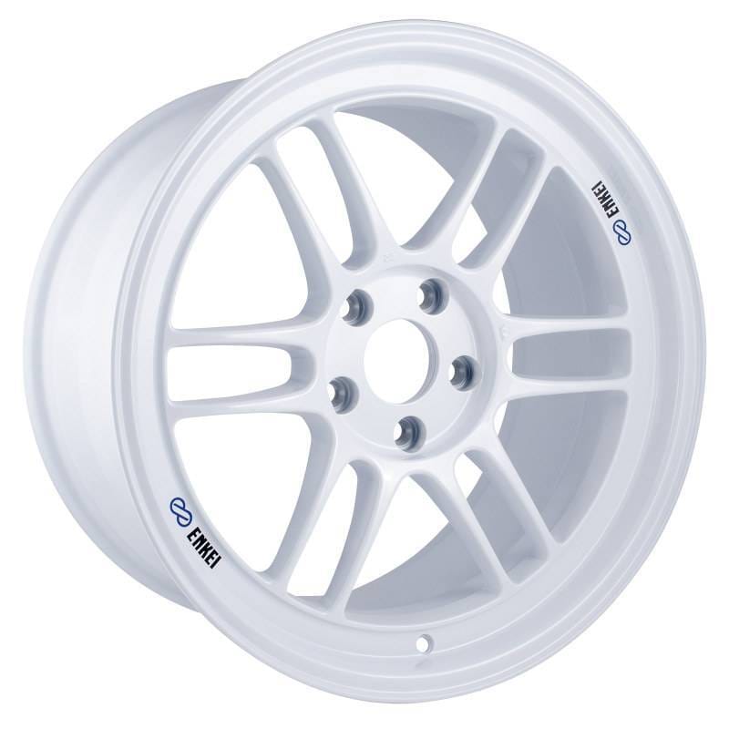 Enkei 3798956538WP Enkei RPF1 18x9.5 5x114.3 38mm Offset 73mm Center Bore Vanquish White Wheel (Special Order/ MOQ 40*)