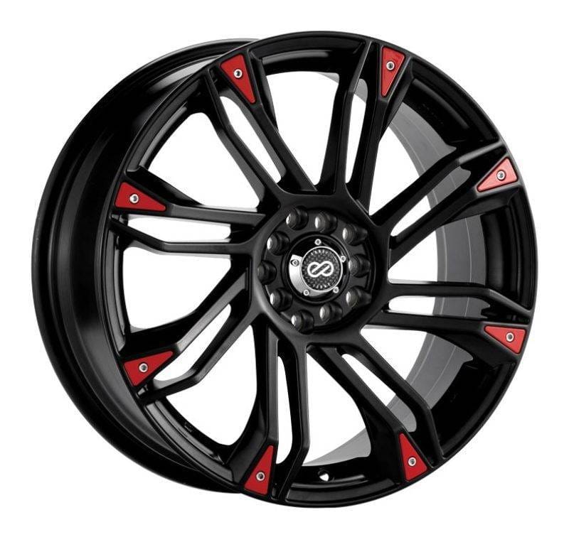 Enkei 448-875-0142BK Enkei GW8 18x7.5 4x100/114.3 42mm Offset 72.6 Bore Matte Black Wheel
