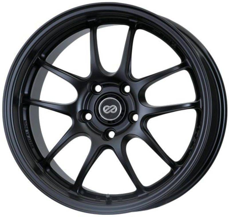 Enkei 460-770-4938BK Enkei PF01 17x7 4x100 38mm Offset 75mm Bore Diameter Matte Black Wheel **SPECIAL ORDER**