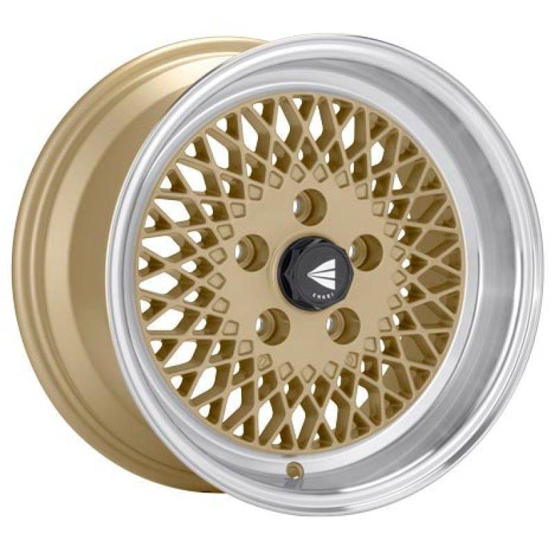 Enkei 465-570-4938GG Enkei92 Classic Line 15x7 38mm Offset 4x100 Bolt Pattern Gold Wheel