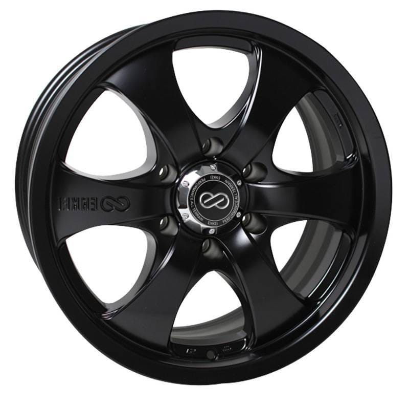 Enkei 482-290-9530BK Enkei M6 Universal Truck & SUV 20x9 30mm Offset 6x135 Bolt Pattern 87mm Bore Black Wheel