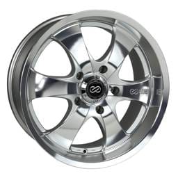 Enkei 482-780-7310MF Enkei M6 Universal Truck & SUV 17x8 10mm Offset 5x127 Bolt Pattern 71.6mm Bore Mirror Finish Wheel