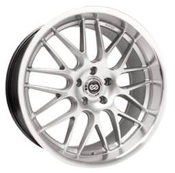 Enkei 469-295-1235HS Enkei Lusso 20x9.5 35mm Offset 5x120 Bolt Pattern 72.6 Bore Hyper Silver Wheel