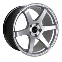 Enkei 485-790-6545SP Enkei T6S 17x9 45mm Offset 5x114.3 Bolt Pattern 72.6 Bore Matte Silver Wheel