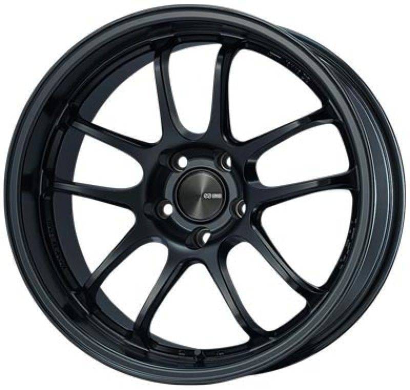 Enkei 489-795-6512BK Enkei PF01EVO 17x9.5 12mm Offset 5x114.3 75mm Bore Matte Black Wheel Special Order / No Cancel