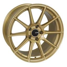 Enkei 499-780-8045GG Enkei TS10 17x8 5x100 45mm Offset 72.6mm Bore Gold Wheel