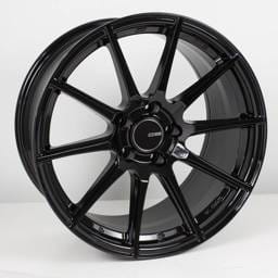 Enkei 499-885-6535BK Enkei TS10 18x8.5 5x114.3 35mm Offset 72.6mm Bore Black Wheel