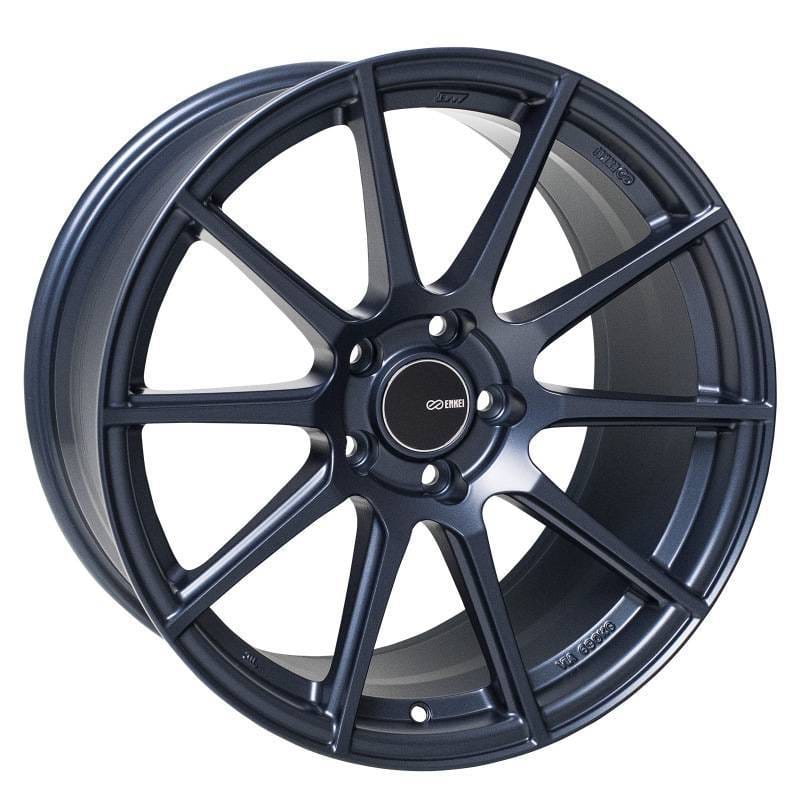 Enkei 499-895-6535MB Enkei TS10 18x9.5 35mm Offset 5x114.3 Bolt Pattern 72.6mm Bore Dia Matte Blue Wheel (MOQ 40)