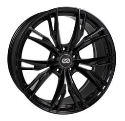 Enkei 505-775-8045BK Enkei ONX 17x7.5 45mm Offset 5x100 Bolt Pattern 72.6 Bore Dia Black Wheel