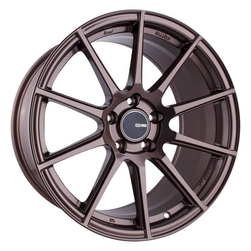 Enkei 499-895-6535ZP Enkei TS10 18x9.5 35mm Offset 5x114.3 Bolt Pattern 72.6mm Bore Dia Copper Wheel