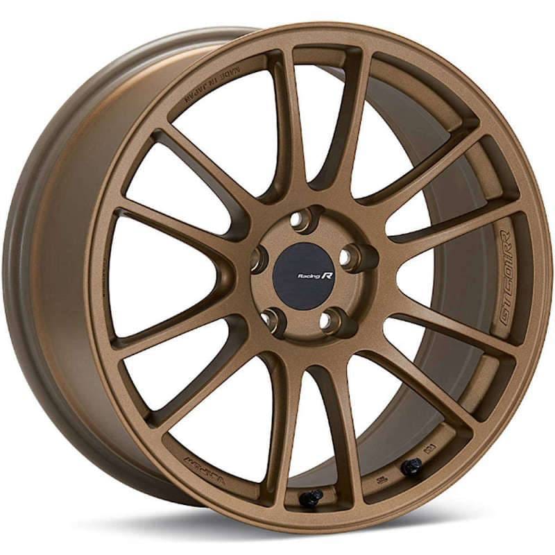 Enkei 504-8105-6515GG Enkei GTC01RR 18x10.5 5x114.3 15mm Offset Titanium Gold Wheel
