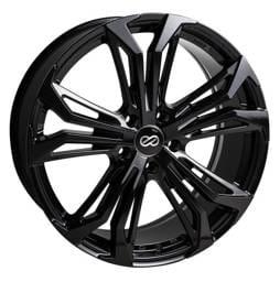 Enkei 510-880-6538BK Enkei Vortex 5 Wheel 18x8 38mm Offset 5x114.3 72.6mm Bore Black Paint Wheel