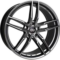 Enkei 511-285-1240GR Enkei SS05 20x8.5 5x120 40mm Offset 72.6mm Bore Hyper Grey Wheel