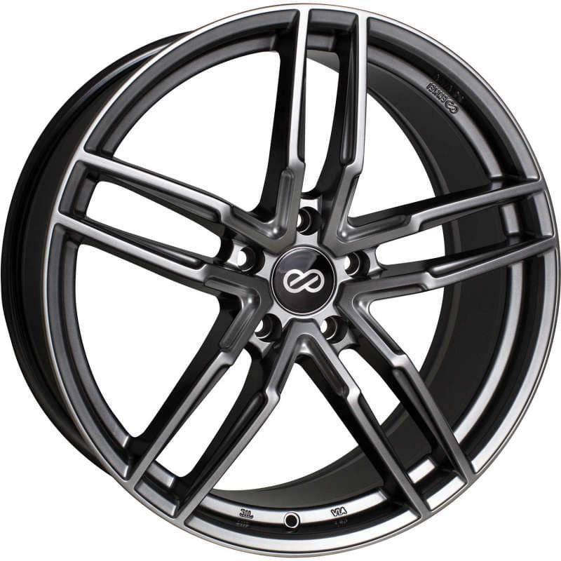 Enkei 511-285-1240GR Enkei SS05 20x8.5 5x120 40mm Offset 72.6mm Bore Hyper Grey Wheel