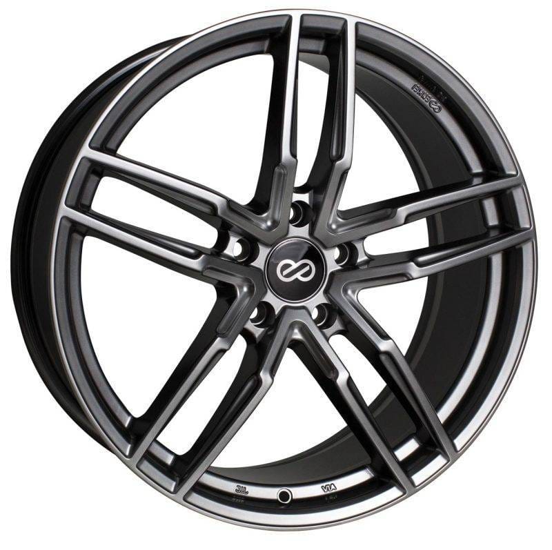 Enkei 511-880-5140GR Enkei SS05 18x8 5x110 40mm Offset 72.6mm Bore Hyper Gray Wheel