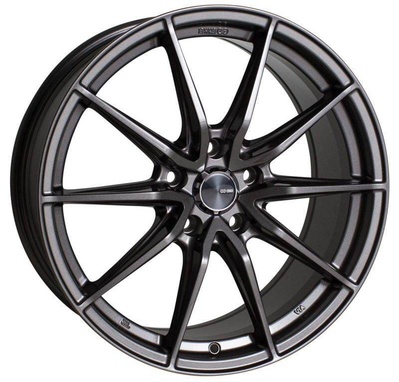 Enkei 509-880-3140AP Enkei DRACO 18x8.0 5x108 40mm Offset 72.6mm Bore Anthracite Wheel