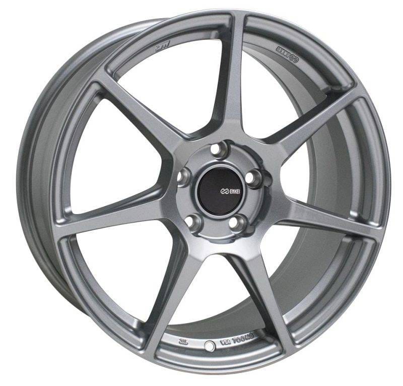 Enkei 516-790-6540GR Enkei TFR 17x9 5x114.3 40mm Offset 72.6 Bore Diameter Storm Gray Wheel