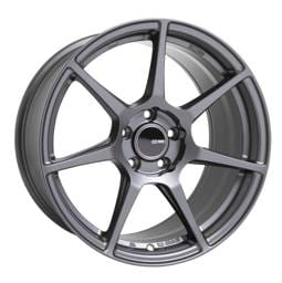 Enkei 516-790-8045GM Enkei TFR 17x9 5x100 45mm Offset 72.6 Bore Diameter Matte Gunmetal Wheel