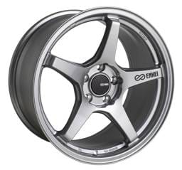 Enkei 521-780-6540GR Enkei TS-5 17x8 5x114.3 40mm Offset 72.6mm Bore Storm Grey
