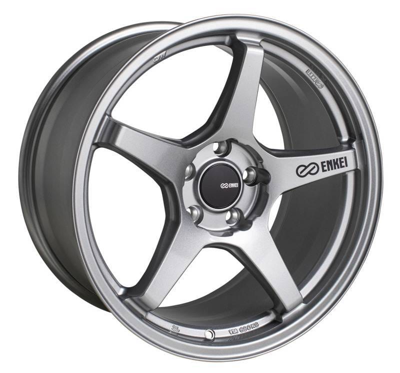 Enkei 521-780-6540GR Enkei TS-5 17x8 5x114.3 40mm Offset 72.6mm Bore Storm Grey