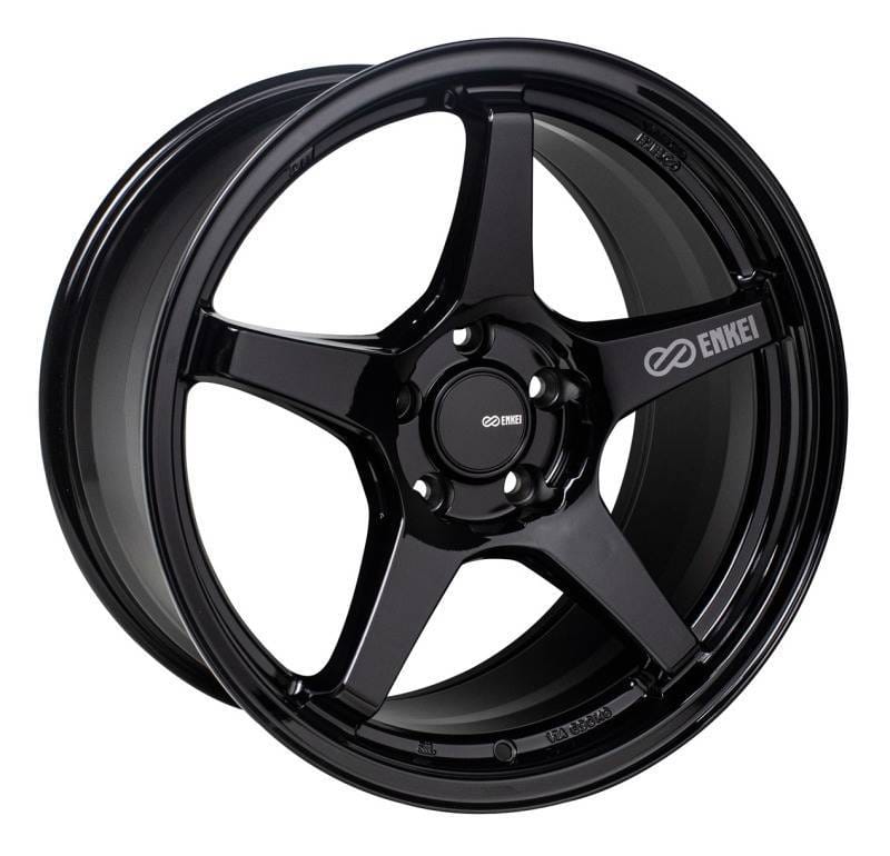 Enkei 521-780-8045BK Enkei TS-5 17x8 5x100 45mm Offset 72.6mm Bore Gloss Black