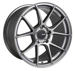 Enkei 522-895-1240GR Enkei TS-V 18x9.5 5x120 40mm Offset 72.6mm Bore Storm Grey Wheel