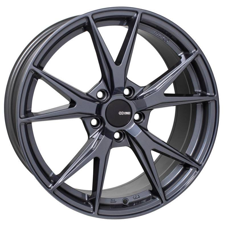 Enkei 523-775-6538BGM Enkei Phoenix 17x7.5 38mm Offset 5x114.3 72.6mm Bore Blue Gunmetal Wheel