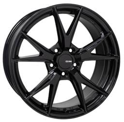 Enkei 523-880-1235BK Enkei Phoenix 18x8 35mm Offset 5x120 72.6mm Bore Gloss Black Wheel