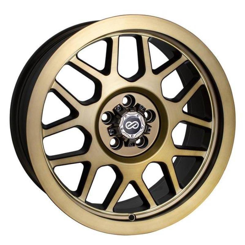 Enkei 526-790-7310BG Enkei Matrix 17x9 5x127 10mm Offset 108mm Bore Brushed Gold Wheel
