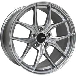 Enkei 529-880-8045GR Enkei TSR-X 18x8 45mm Offset 5x100 BP 72.6mm Bore Storm Gray Wheel