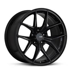 Enkei 529-895-1240BK Enkei TSR-X 18x9.5 40mm Offset 5x120 BP Gloss Black Wheel