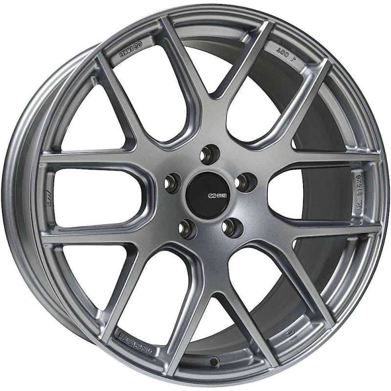 Enkei 531-775-6540GR Enkei XM-6 17x7.5 5x114.3 40mm Offset 72.6mm Bore Storm Gray