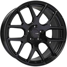 Enkei 531-775-8045BK Enkei XM-6 17x7.5 5x100 45mm Offset 72.6mm Bore Gloss Black Wheel