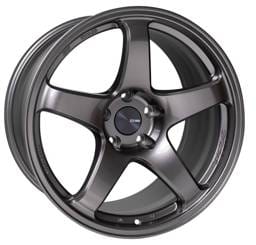 Enkei 527-8105-6523DS Enkei PF05 18x10.5 5x114.3 23mm Offset 75mm Bore Dark Silver Wheel