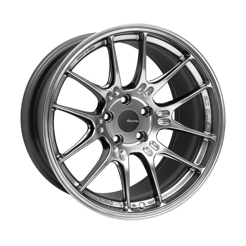 Enkei 534-810-4432HS Enkei GTC02 18x10 5x112 32mm Offset 66.5mm Bore Hyper Silver Wheel
