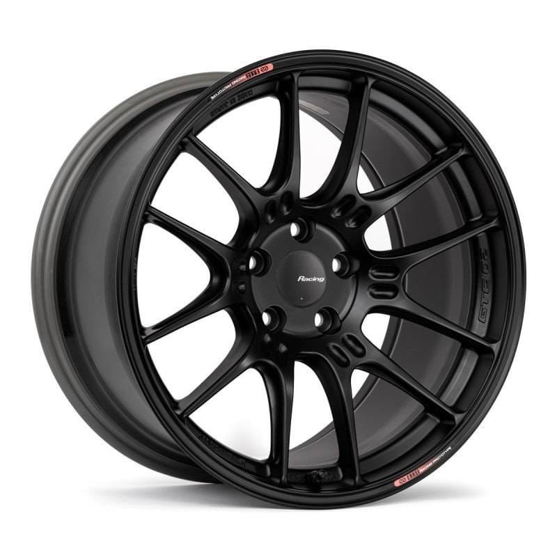 Enkei 534-8105-4445BK Enkei GTC02 18x10.5 5x112 45mm Offset 66.5mm Bore Matte Black Wheel