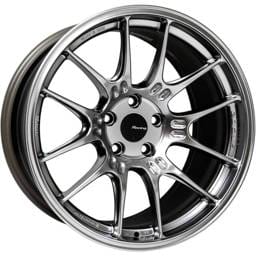 Enkei 534-885-6535HS Enkei GTC02 18x8.5 5x114.3 35mm Offset 75mm Bore Hyper Silver Wheel