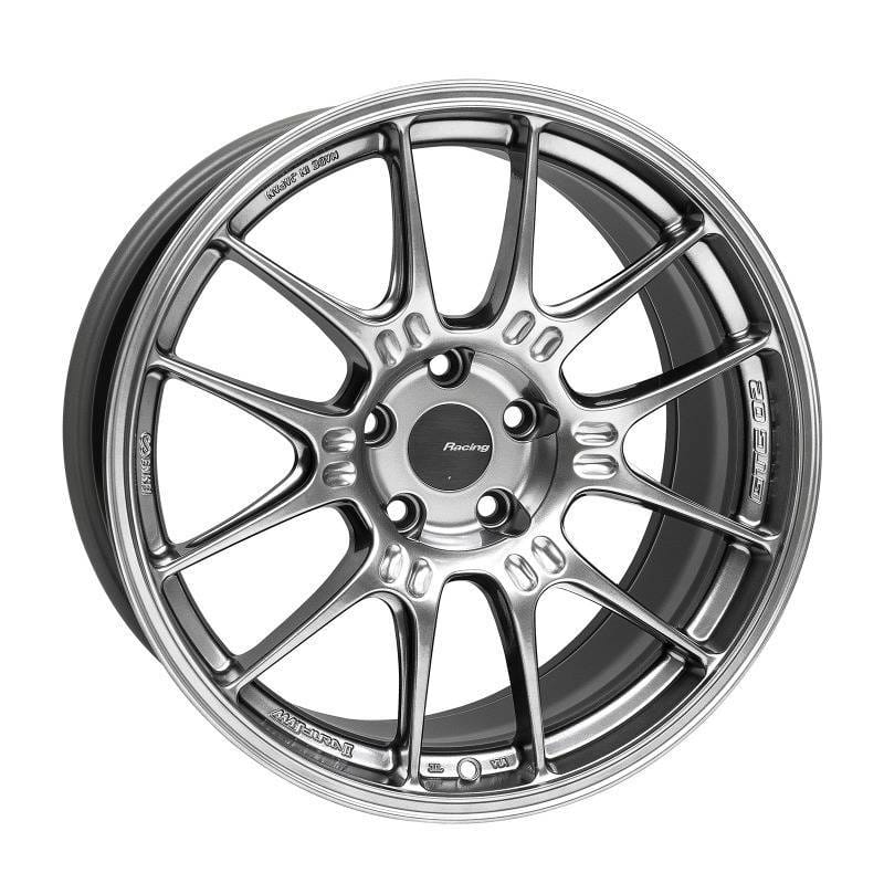 Enkei 534-890-4425HS Enkei GTC02 18x9 5x112 25mm Offset 66.5mm Bore Hyper Silver Wheel